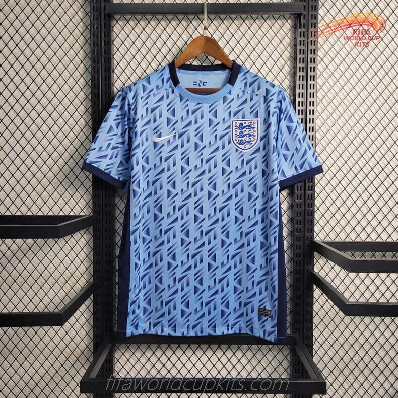 England 2023 Away Blue Football Kit