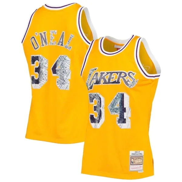 Shaquille O'Neal LAL Elite Swingman Jersey - Team Colors