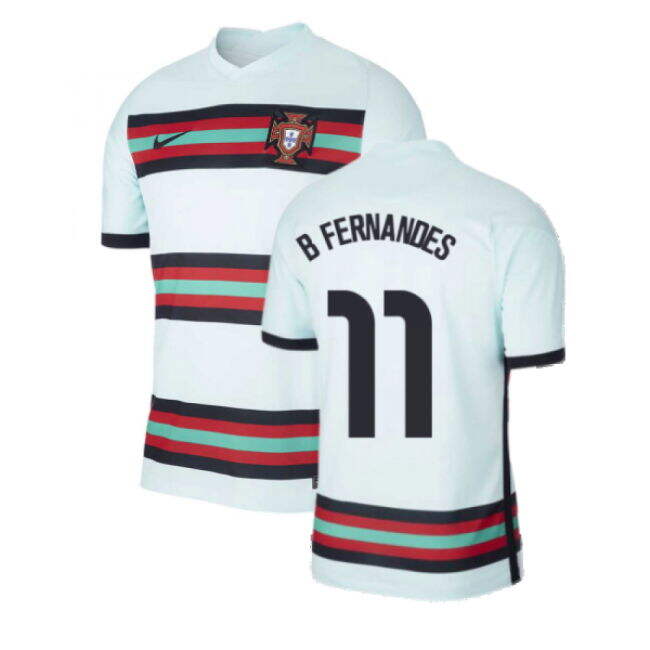 2020-2021 Portugal Away Nike Football Shirt (B Fernandes 11)