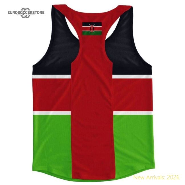 Kenya Flag Running Vest - Fan Collection - Supporter Edition