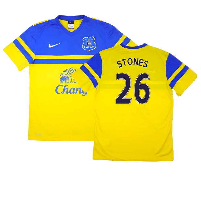 Everton 2013-14 Away Shirt (S) ((Excellent) S) (Stones 26)