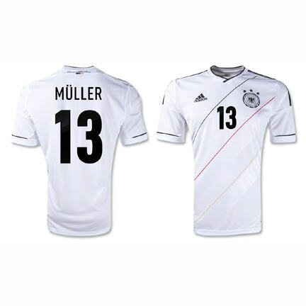 Adidas Germany adidas youth germany muller #13 Home Jersey 12/13