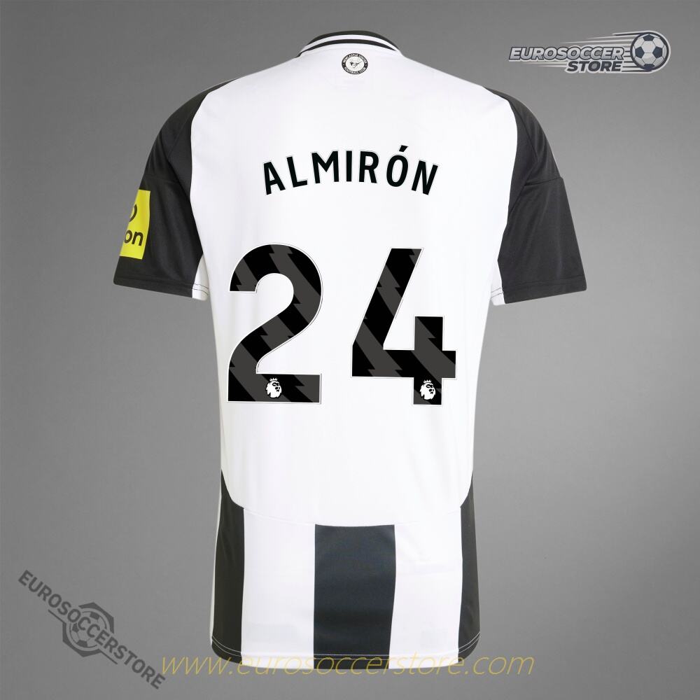 Newcastle United's ALMIRÓN 24 Home Jersey for the 24-25 season.
