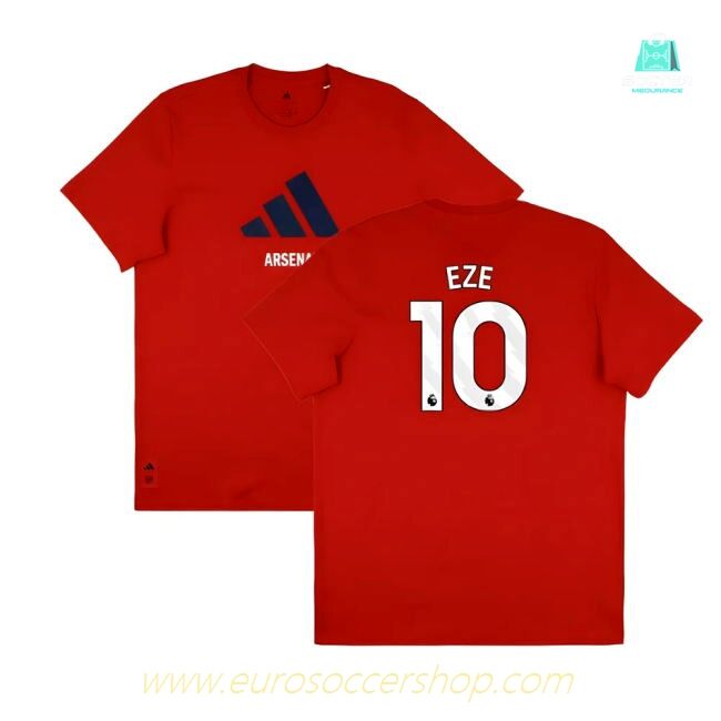 2025-2026 Arsenal Season Graphic Tee (Scarlet) (Eze 10)
