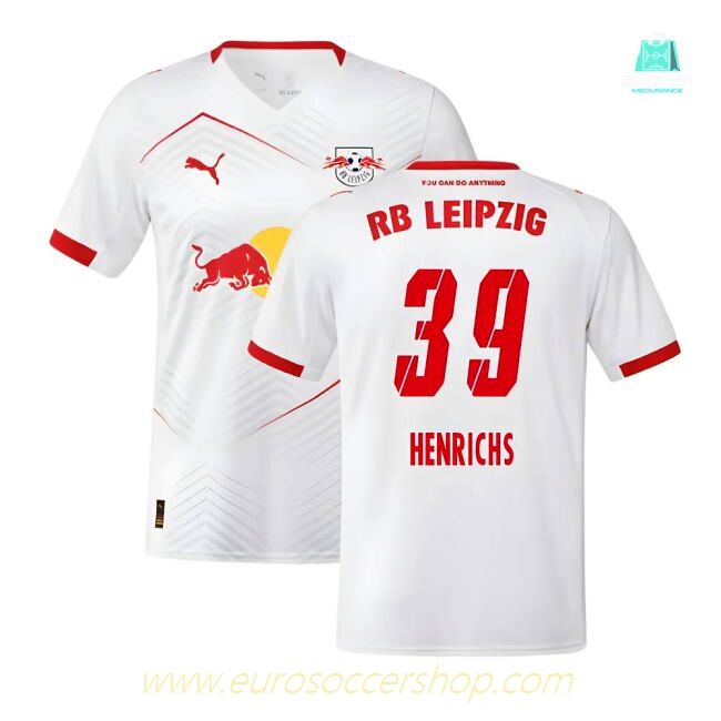 2025-2026 Red Bull Leipzig Home Shirt (Henrichs 39)