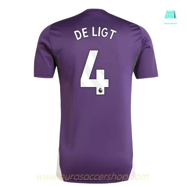 2025-2026 Man Utd Training Jersey (Aurora Plum) (De Ligt 4)