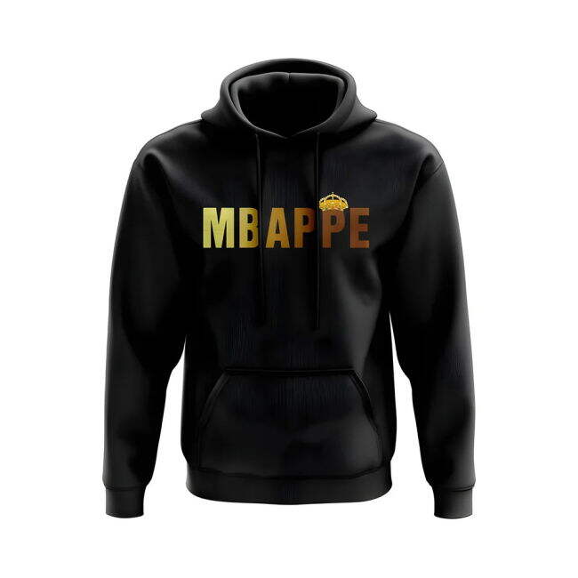 Kylian Mbappe Real Madrid Crown Hoody (Black) - Supporter Essential...