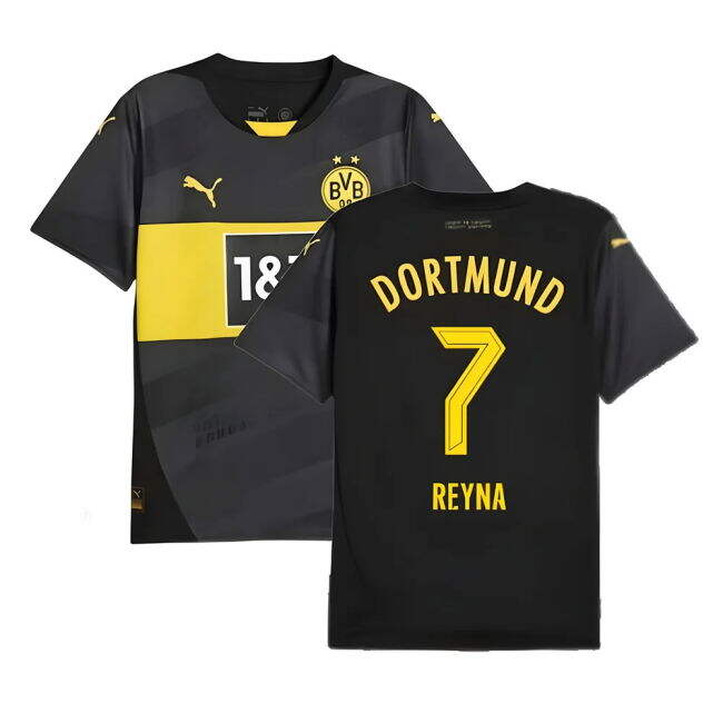 Reyna 7 Player Issue Style Borussia Dortmund Away Pro Shirt 2024-2025