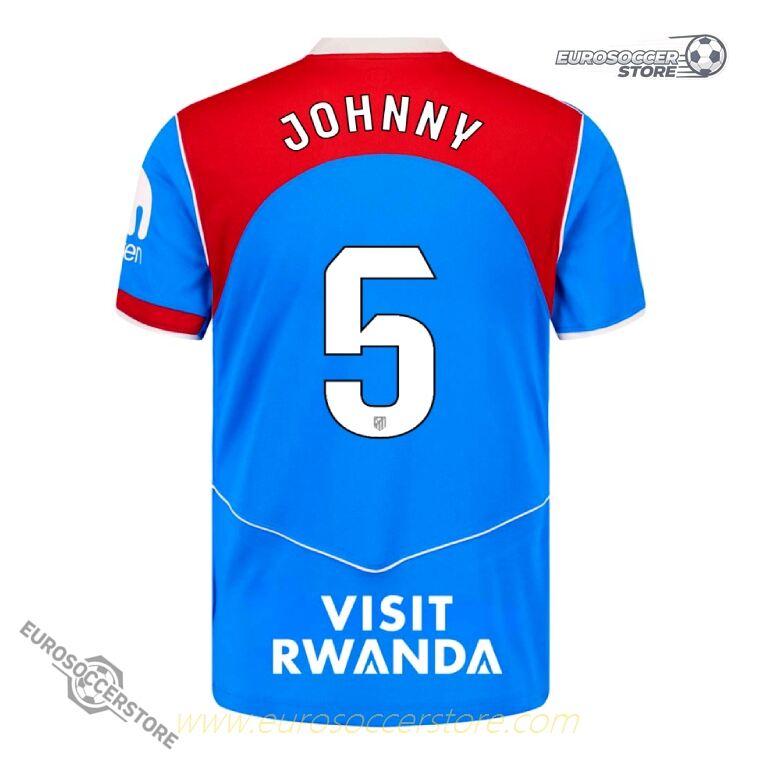 2025-26 Atletico Madrid Third JOHNNY 5 Football Jersey