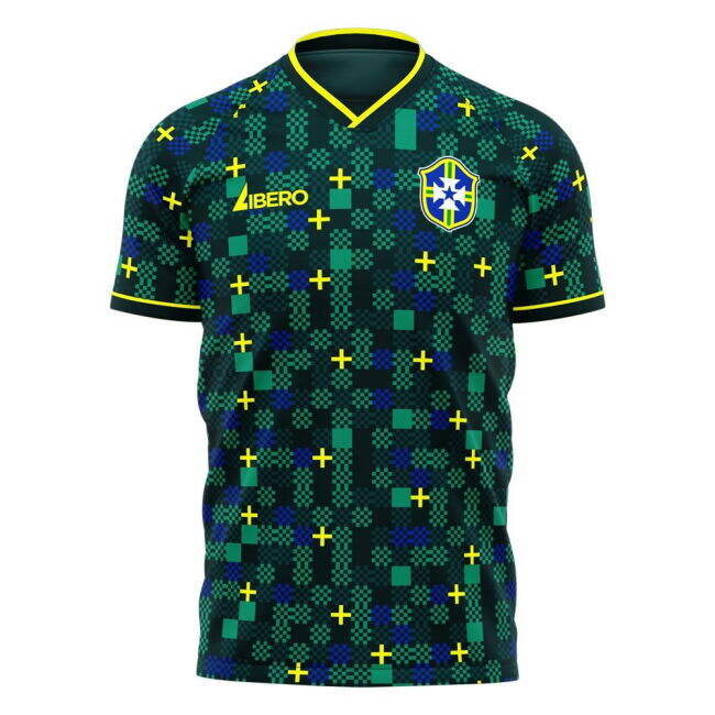 Brazil 2025-2026 Third Concept Football Kit (Libero) (ROMARIO 9)
