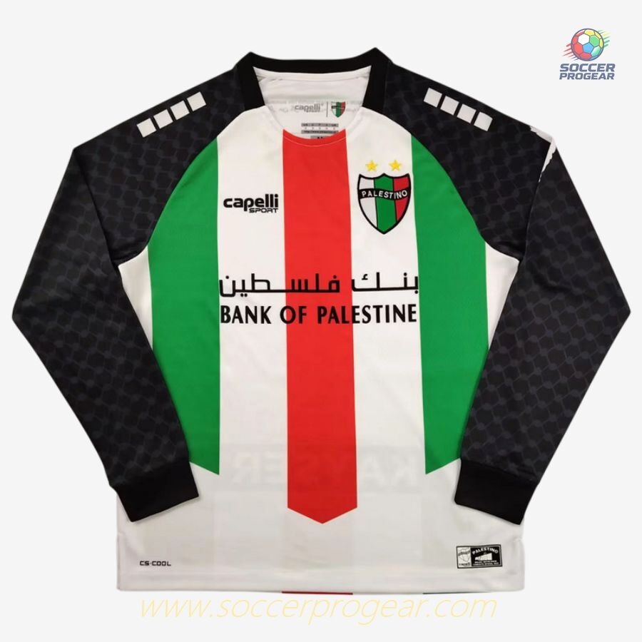 Palestine CL 2025 Edition 2026 Home Long Sleeve Soccer Shirt