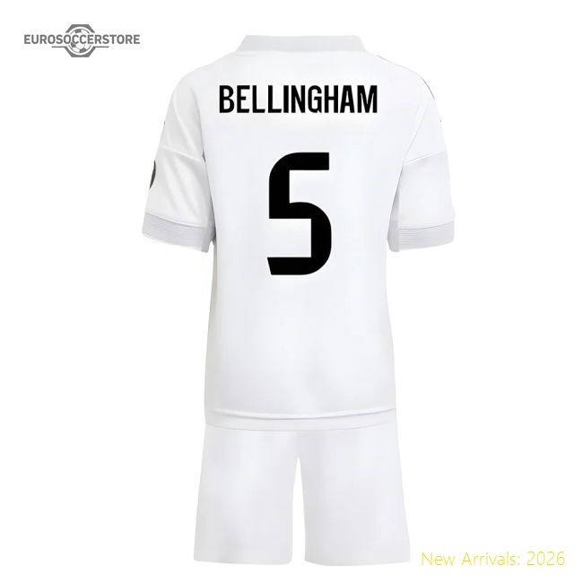 2025-2026 Real Madrid Home Mini Kit (bellingham 5) - Supporter Edition