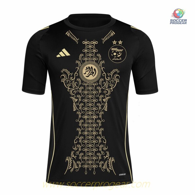 Algeria Black Karakou Edition Soccer Shirt