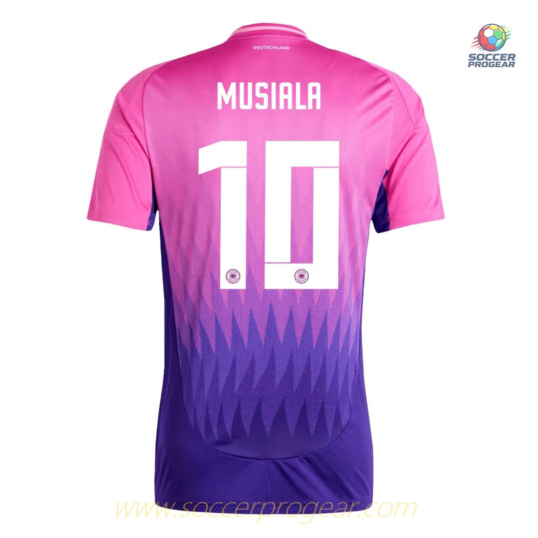 Germany Away Kids Soccer Uniform Soccer Shirt 2024/25 Collection Musiala