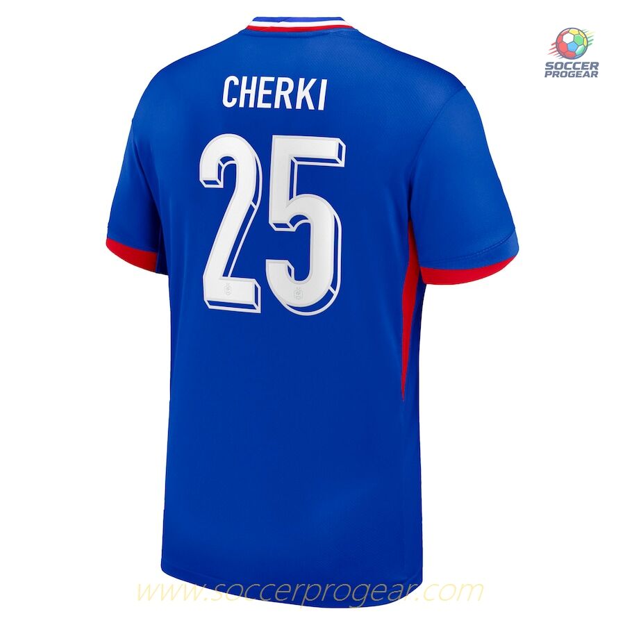 France National Team Home Team Soccer Shirt 2024/25 Collection Cherki