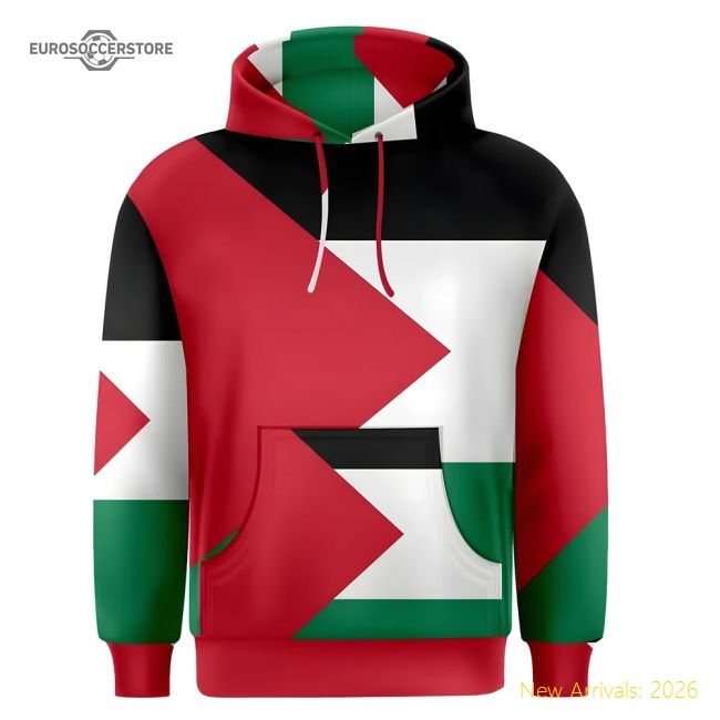 Top-grade Palestine Sublimated Flag Hoody - Supporter Edition