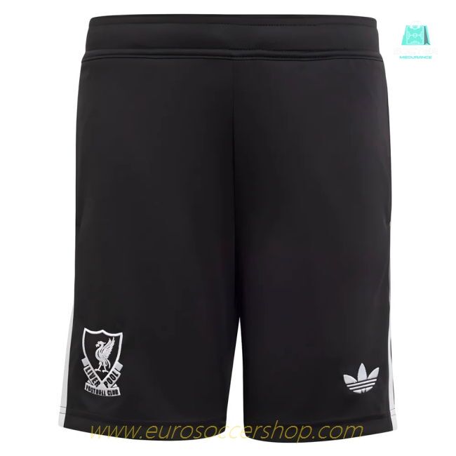 2025-2026 Liverpool Third Goalkeeper Shorts (Black) - Kids