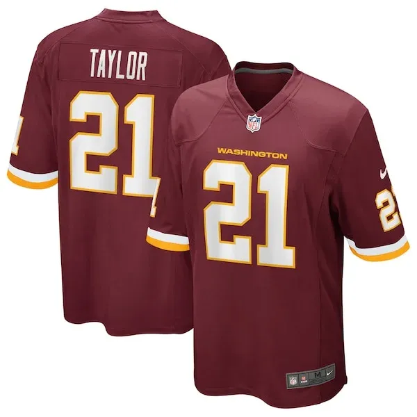Performance None Game Jersey - Premium Burgundy NFL Fan Jersey | Ga...