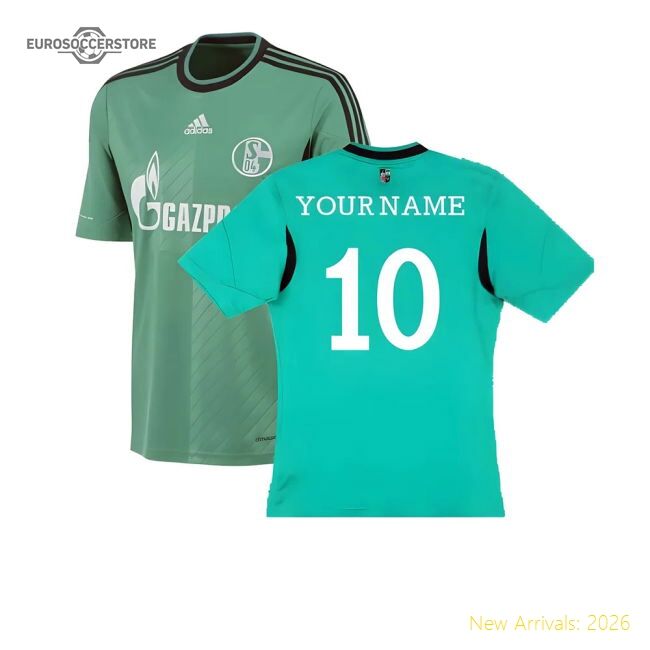 Top-grade Schalke 2013-15 Third Shirt ((excellent) M) (your Name)