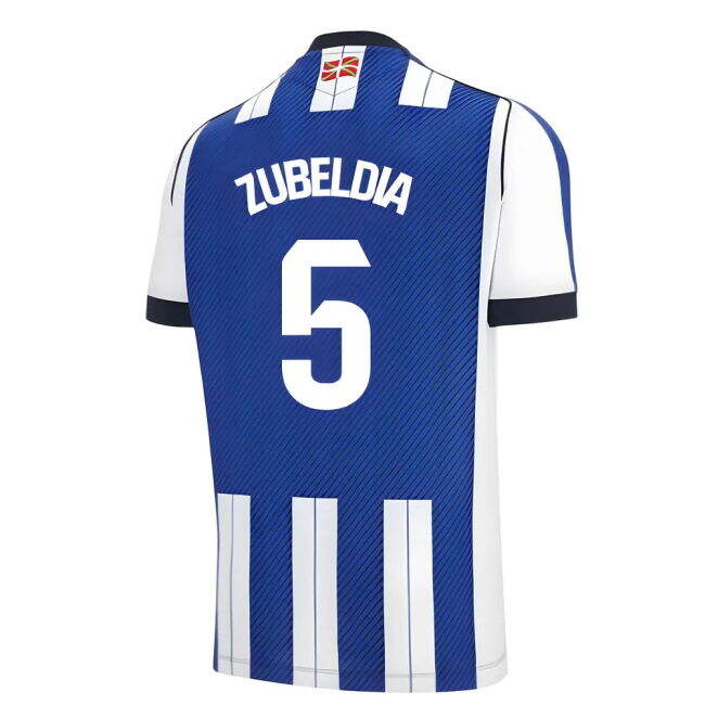2025-2026 Real Sociedad Home Shirt (Zubeldia 5)