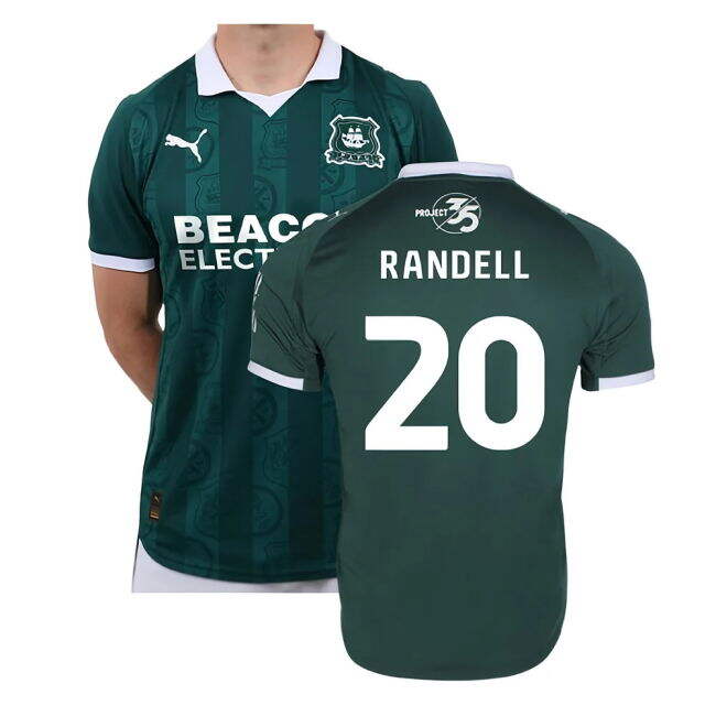 2025-2026 Plymouth Argyle Home Shirt (Randell 20)