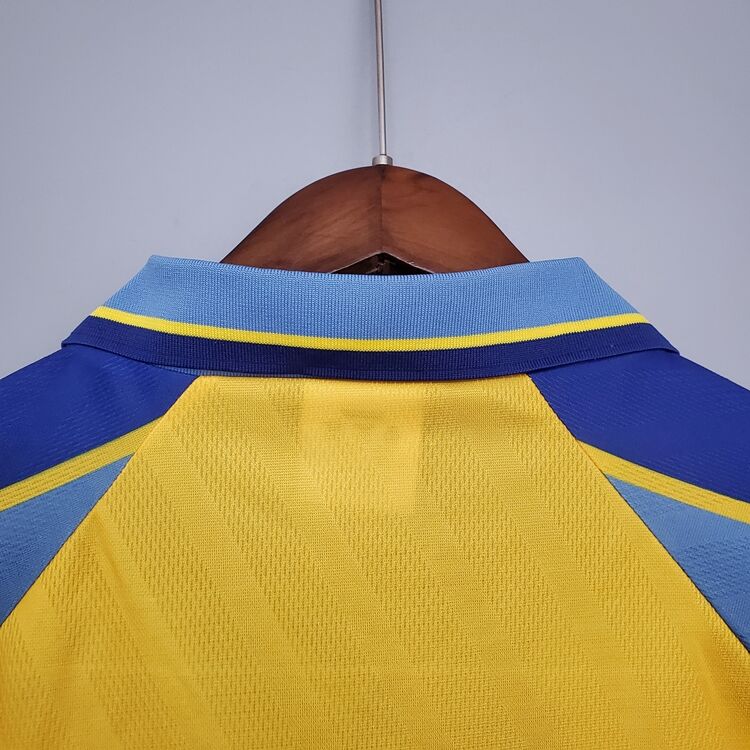 95-97 CHELSEA RETRO AWAY YELLOW SOCCER SHIRT JERSEY - Official