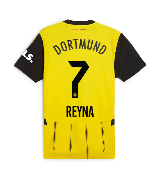 Borussia Dortmund 24-25 Home Jersey featuring Reyna 7