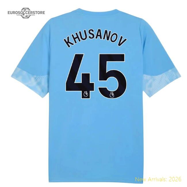 Official 2025-2026 Man City Jersey - High Performance Training Wear