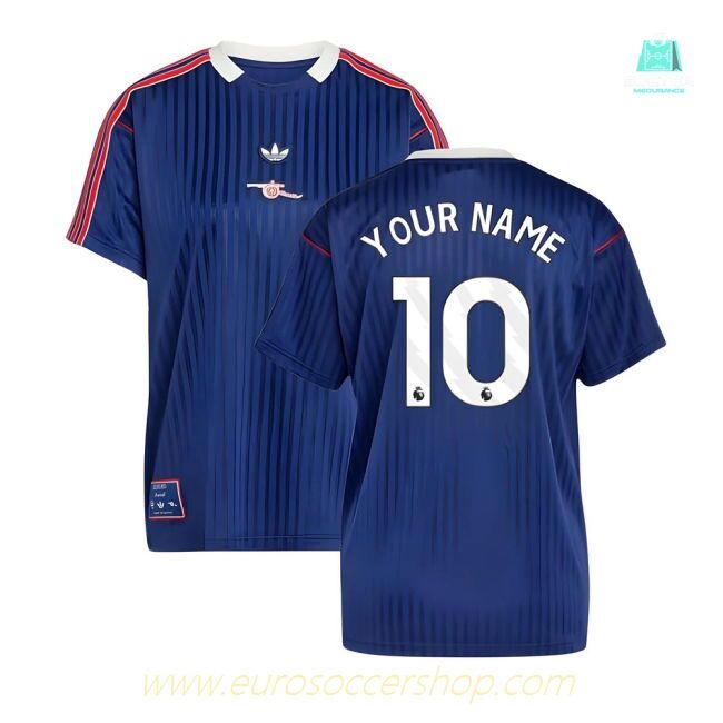 Arsenal Terrace Icons Shirt (Navy) (Your Name)