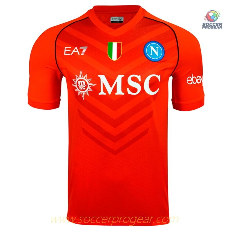 NAPLES Premium SHIRT 2023 2024 GOALKEEPER ORANGE