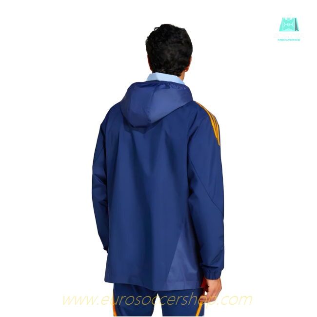 2024-2025 Real Madrid Allweather Jacket (Navy)