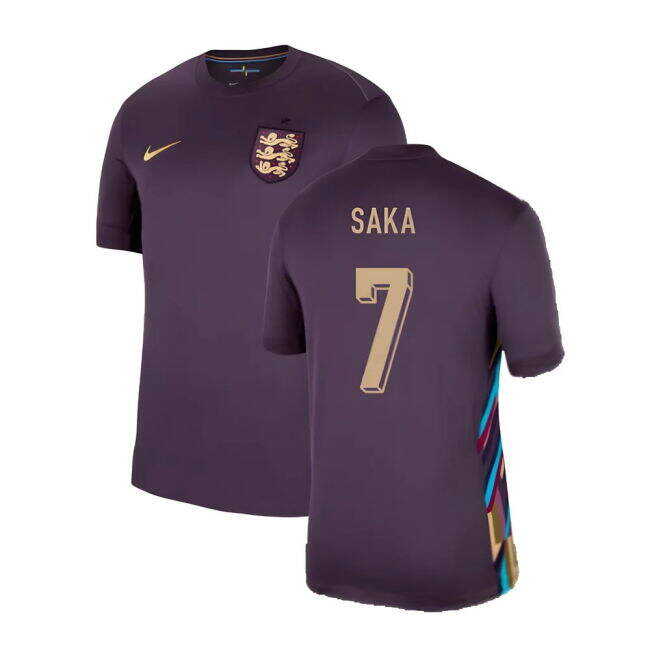 Minimalist 2024-2025 England Away Shirt (Saka 7) Online Shop