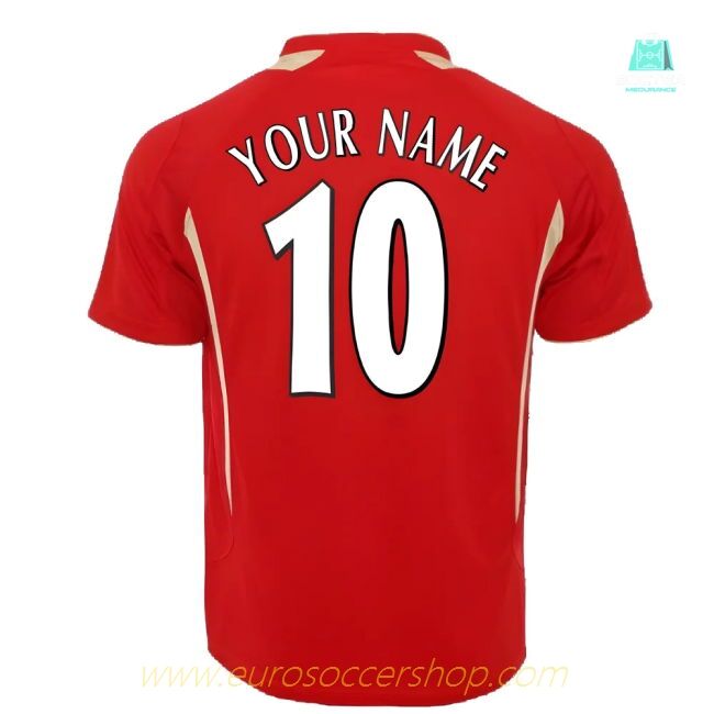 2005-2006 Liverpool Home CL Retro Shirt (Your Name)