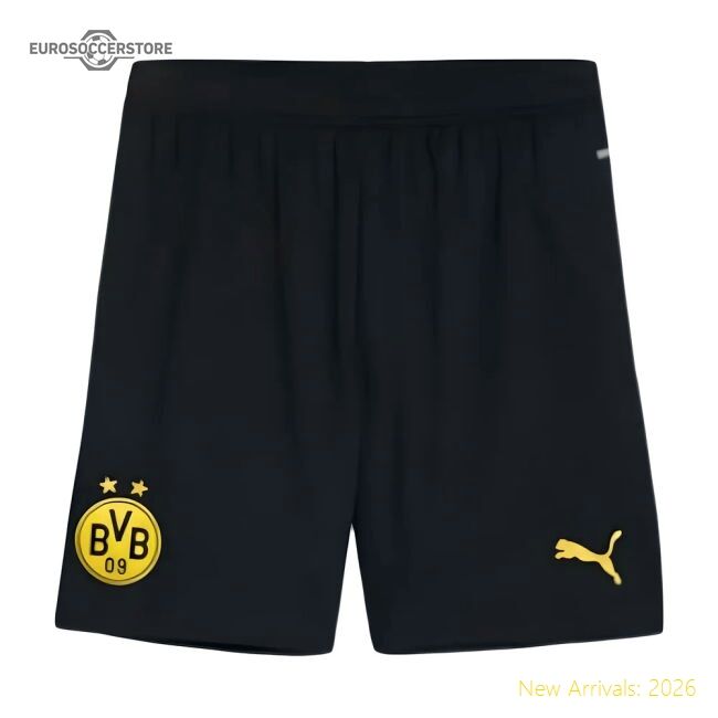 First-class 2024-2025 Borussia Dortmund Home Athletic Shorts (black)