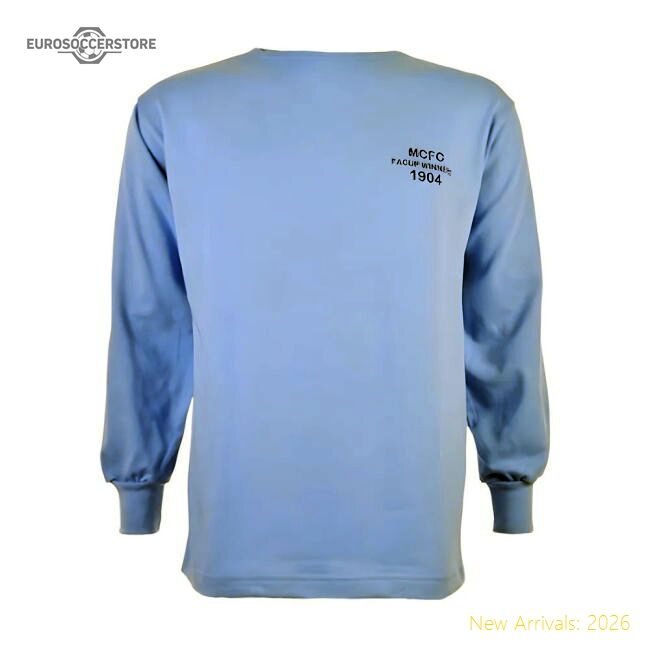 Authentic Manchester City 1904 Fa Cup Winners Retro Football Shirt
