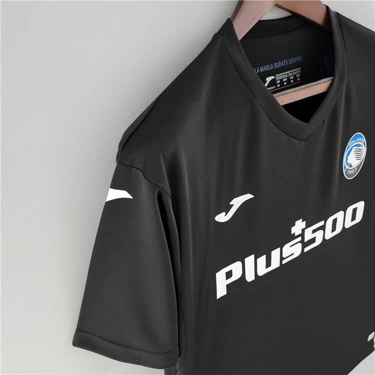 2223 Atalanta BC Away Black Soccer Jersey Football Shirt - Official