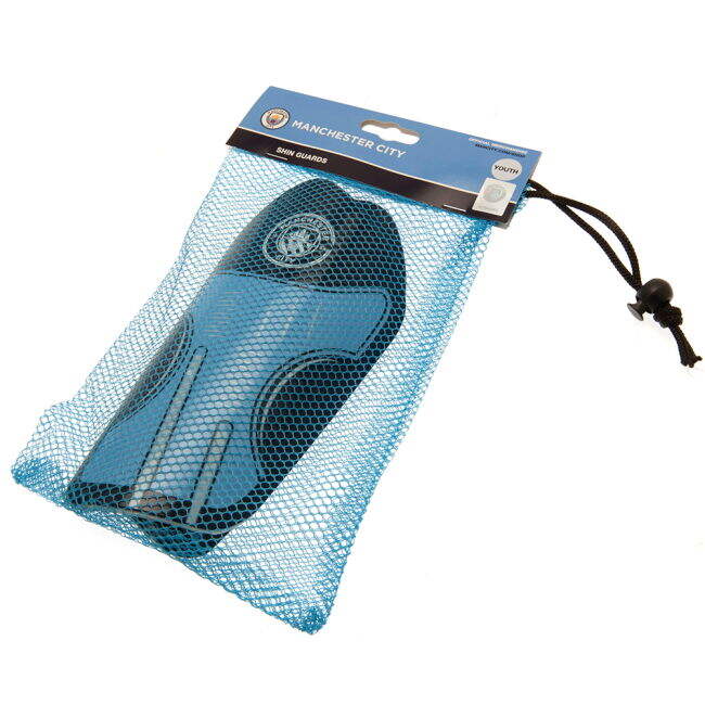 Manchester City FC Delta Shin Pads Youths - fan gear