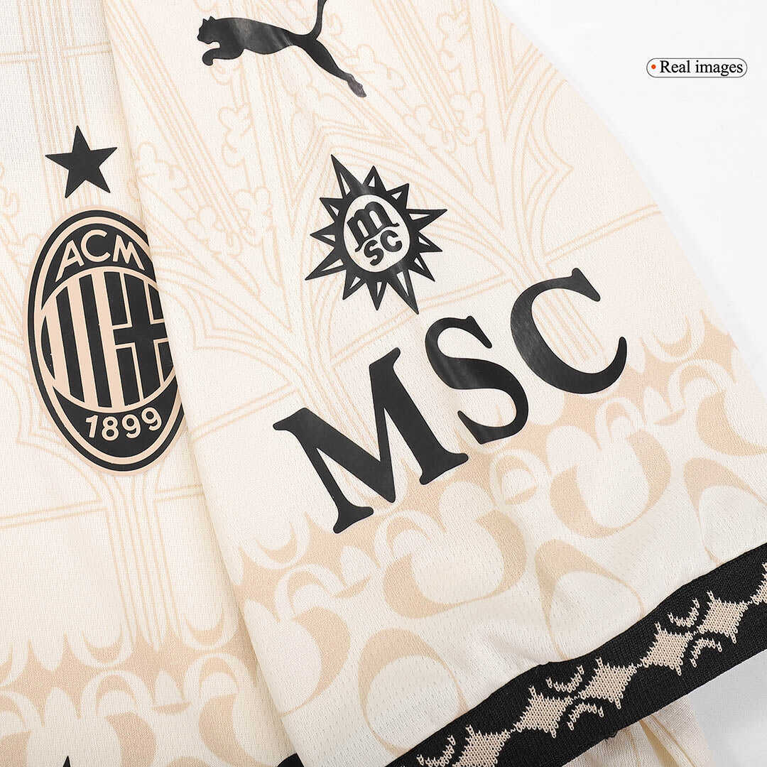 AC Milan X Pleasures Fouth Away  Soccer Jersey 2023/24 Authentic Kit