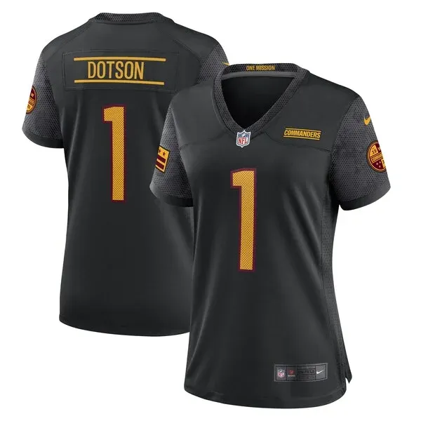 None Jahan Dotson  Jersey - Black | NFL Player Jersey | NFL Football