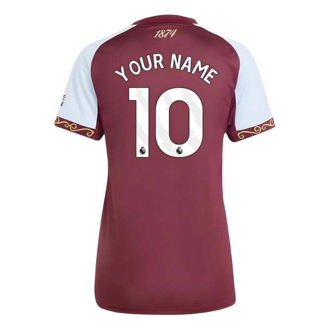 2025-2026 Aston Villa Home Shirt (Womens) (Your Name)