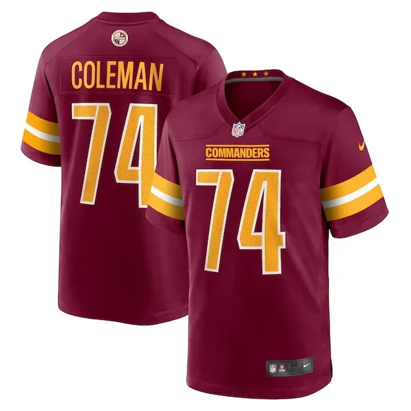 None Brandon Coleman Game Jersey - Burgundy | NFL Player Jersey