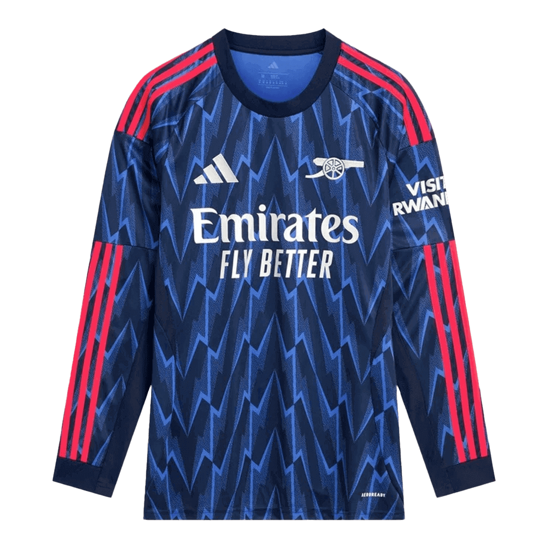 Arsenal Away Long Sleeve Soccer Jersey 2025/26