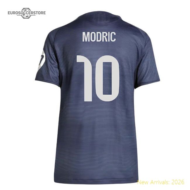 2025-2026 Real Madrid Authentic Road Jersey (ladies) (modric 10)