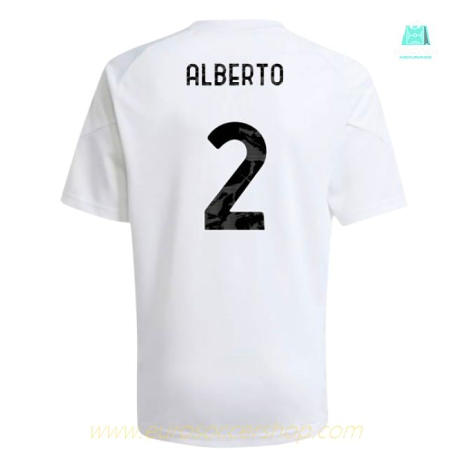 2025-2026 Juventus Training Shirt (White) - Kids (Alberto 2)