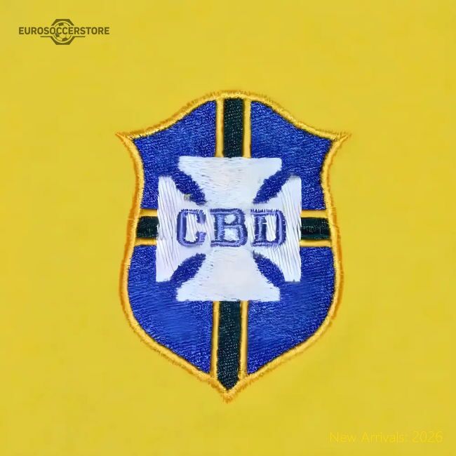 High-performance Football Brazil Jersey - Cotton Timeless