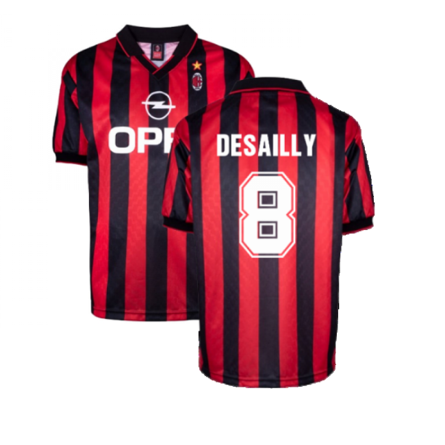 Pro-level Home Ac Milan Desailly Jersey 2023-2024 Durable