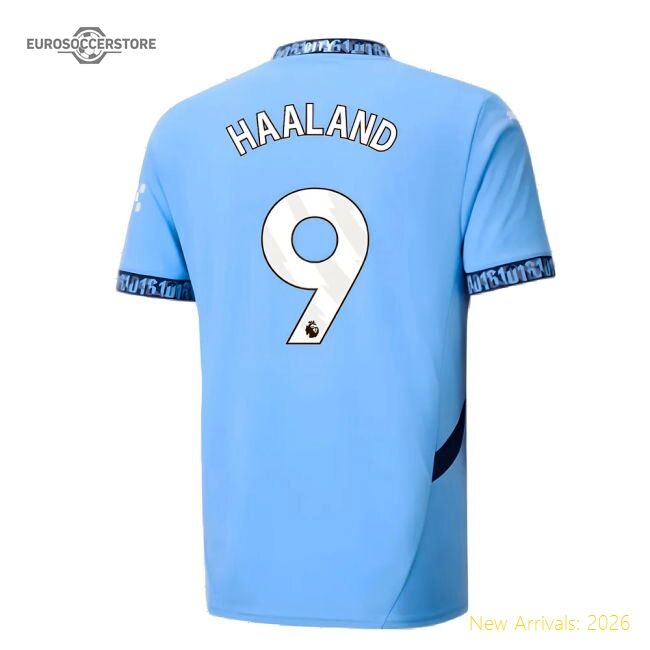 Premier Team League Haaland Home Authentic Jersey Climate Control