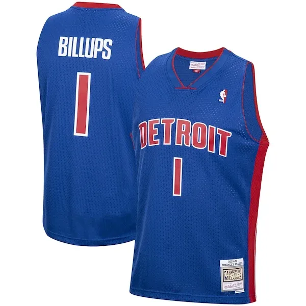 High-Quality Chauncey Billups DET Basketball Jersey - Team Colors