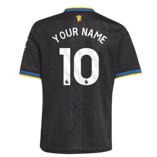Chic Man Utd 2025-2026 Man Utd Third Shirt (Kids) (Your Name) for M...