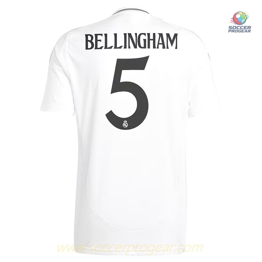 Real Madrid Home Football Jersey 2024-25 Edition Bellingham